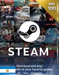 Steam wallet gift code 100 ARS (for Argentina)
