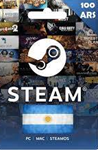 Steam wallet gift code 100 ARS (for Argentina)