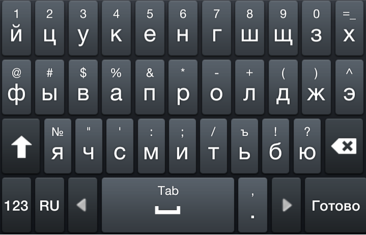 Удобная клавиатура для Andoid смартфонов