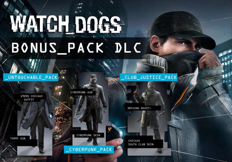 Watch Dogs - Bonus Packs DLC UPLAY CD-KEY GLOBAL