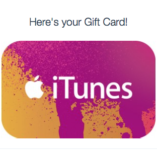 iTUNES GIFT CARD -  25$ - (USA/CODE) + СКИДКИ