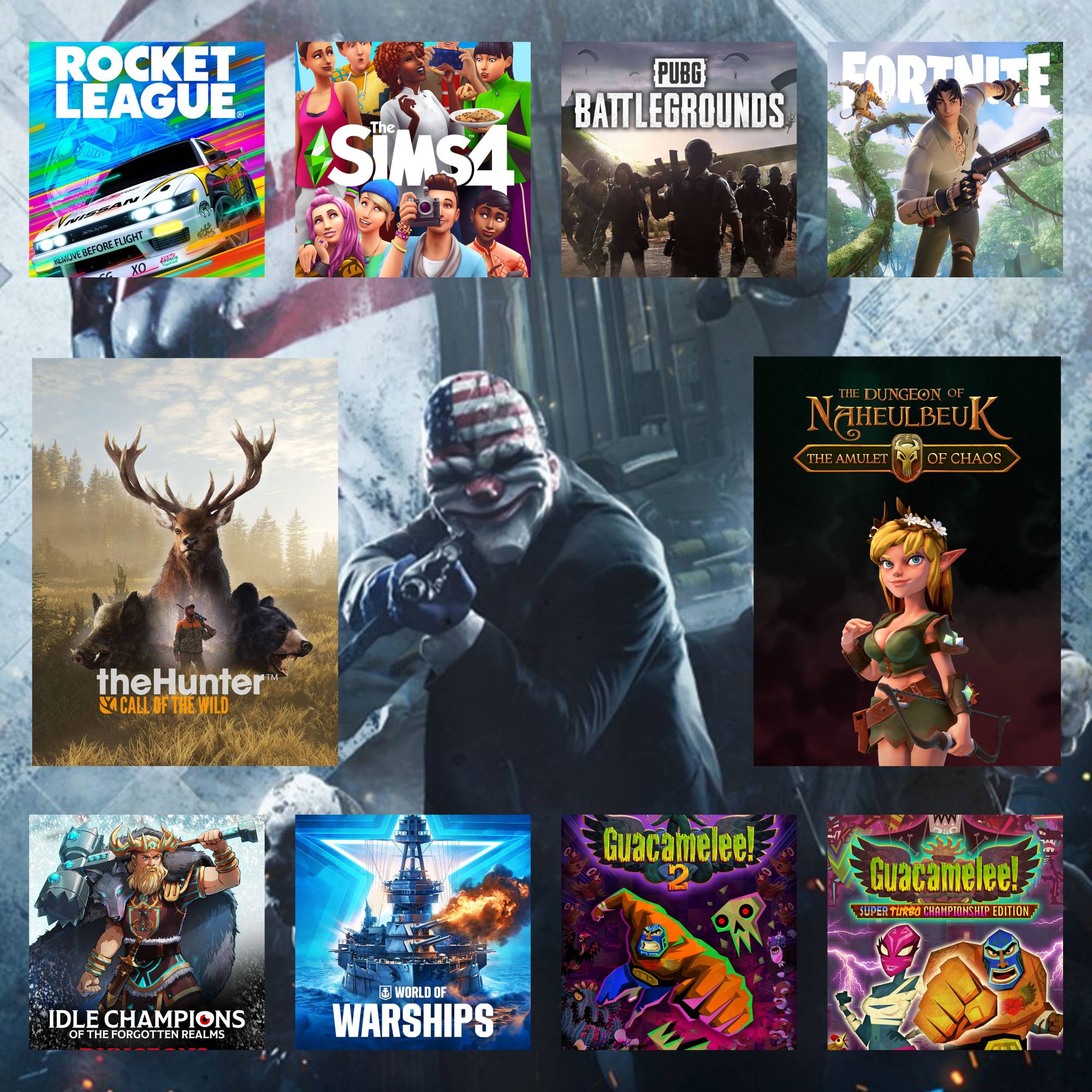 🔥ТУРЕЦКИЙ АККАУНТ EPIC GAMES PAYDAY 2 + 26 Игр, Почта