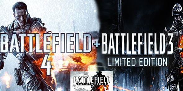 Battlefield 4 + Battlefield 3 Limited Edition + BBK2