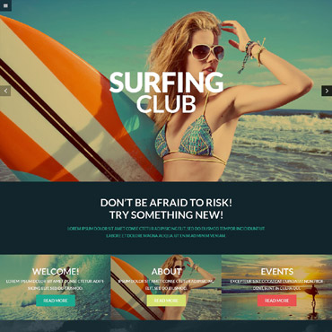 Шаблон сайта Surfing
