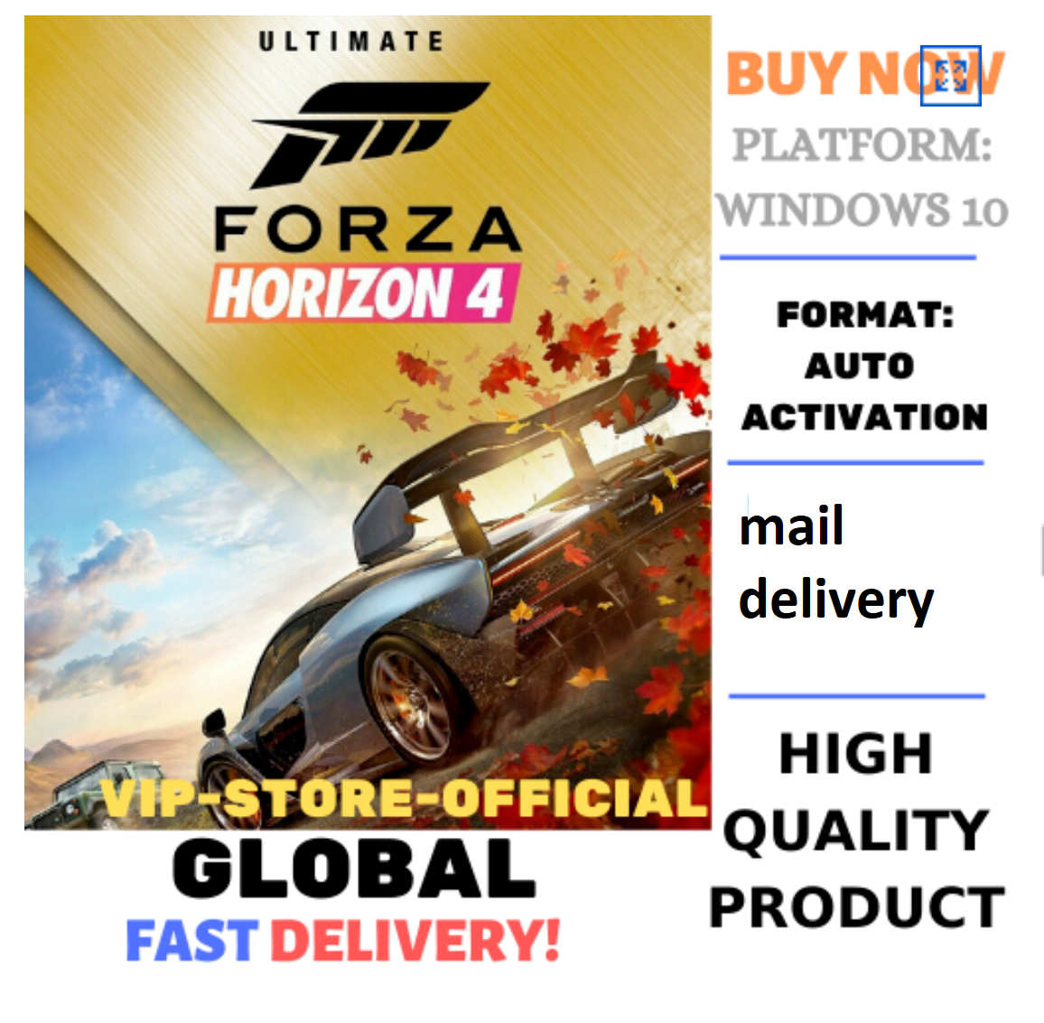 FORZA HORIZON 4 Ultimate+ALL DLC+Steam friends+ONLINE🔴