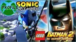 SONIC UNLEASHED + LEGO Batman 2 XBOX 360