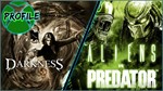 Aliens vs Predator + The Darkness XBOX 360