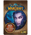WORLD OF WARCRAFT 60 ДНЕЙ GAME TIME CARD US