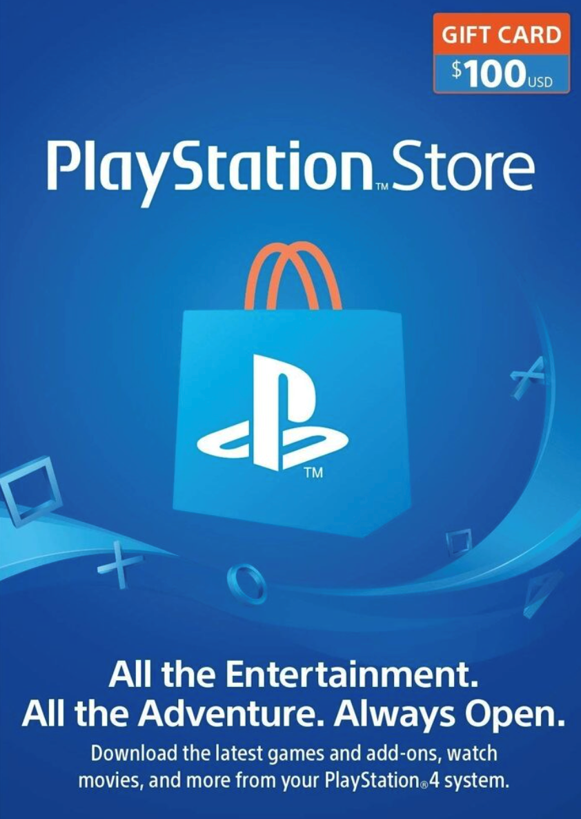 Cartão Psn Card $ 100 - Playstation Network Card - 2x 50$