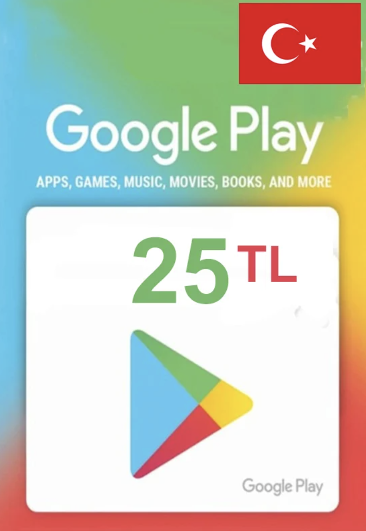 Buy Google Play Gift Card 25 TL Turkey Instant cheap