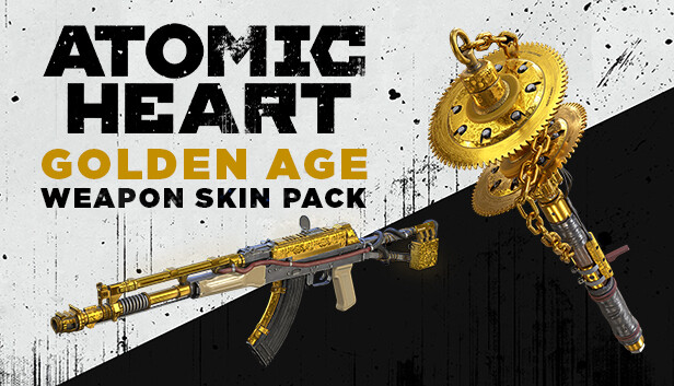 Atomic gold edition. Atomic Heart оружие. Atomic Heart калаш. Atomic Heart Звездочка. Atomic Heart - Golden age Weapon Skin Pack.