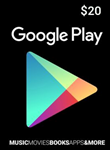 ✅Google Play ✅Gift Card 20 $ USD (USA🇺🇸)Instant
