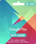 ✅Google Play ✅Gift Card 25 $ USD (USA🇺🇸)Моментально