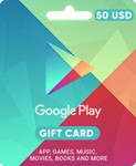 ✅Google Play ✅Gift Card 50 $ USD (USA🇺🇸)Моментально