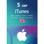 🍏iTunes & App Store 🍏Gift Card 5 GBP - UK Instant⚡
