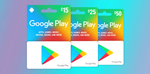 🟡GOOGLE PLAY🟡 ПОДАРОЧНАЯ КАРТА 5-200 $ USD USA🇺🇸