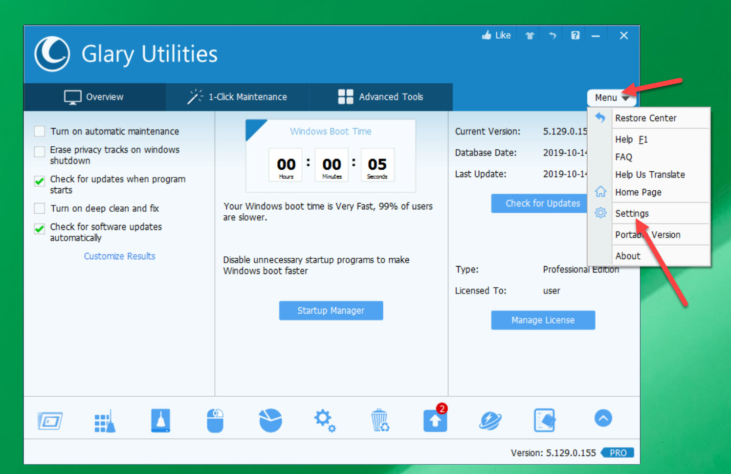 glary utilities pro + serial glary utilities pro + serial
