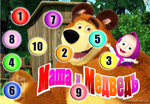 The mathematical suitcase &quot;Masha and the Bear&quot;