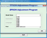 Adjustment program EPSON L110,210,300,350,355,550,555