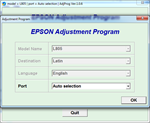 Adjustment program Epson L805 (Latin)
