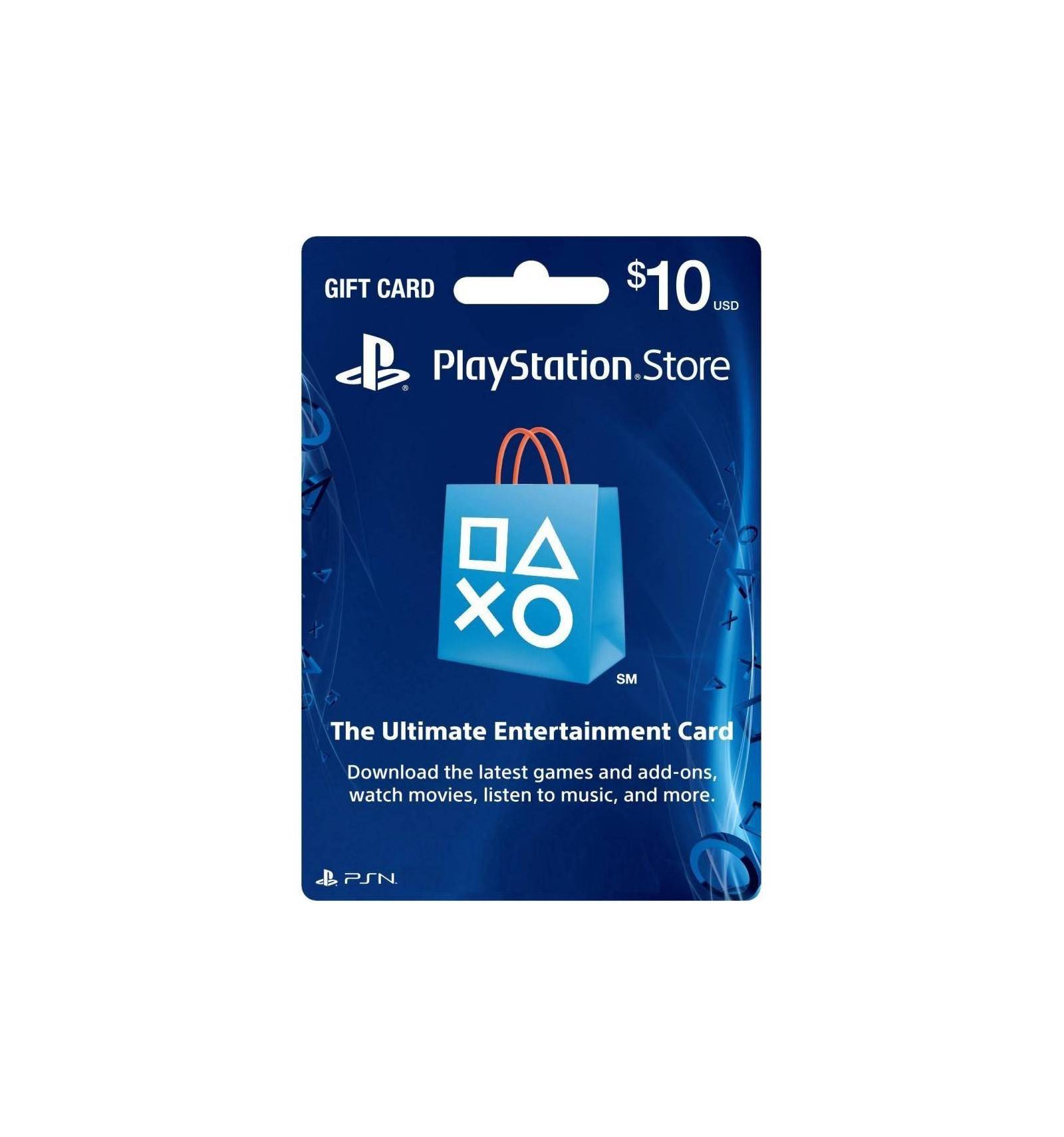 ✅ PSN 10 $ USD (USA, US) — Gift Card Playstation