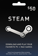 Steam Wallet Card - 50$ (USA)