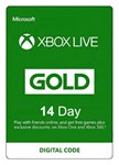 Xbox LIVE (Microsoft Points)Gold Карта 14 дней REG FREE