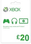 XBOX LIVE GIFT CARD 20 GBP (UK) + ПОДАРОК