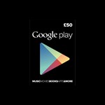 Google Play 50 GBP Card UK UNITED KINGDOM