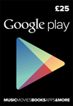 Google Play 25 GBP UK