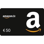 AMAZON 50 EUR DE ГЕРМАНИЯ GIFT CARD + ПОДАРОК КАЖДОМУ