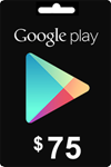 Google Play 75 USD Gift Card US