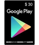 Google Play 30 USD Gift Card US