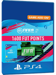 FIFA 19 Ultimate Team FUT 1600 Points - PS4 RU РОССИЯ