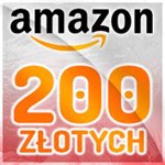 Amazon Gift Card 200 PLN POLAND ПОЛЬША 200 ЗЛОТ