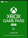Xbox Game Pass PC 3 МЕСЯЦА TRIAL Ключ ДЛЯ НОВОГО АККА