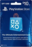 PSN 10$ PlayStation Network (USA) КАРТА ОПЛАТЫ