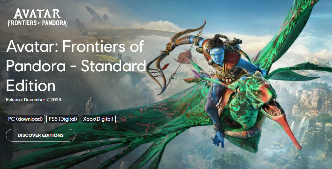 Игра на пк avatar frontiers of pandora