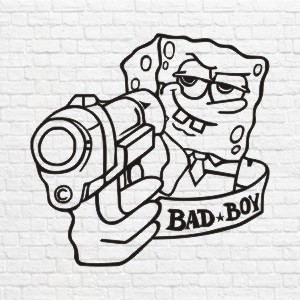 Download Buy Spongebob bad boy in vector and download