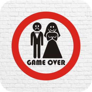 Game over wedding в векторе