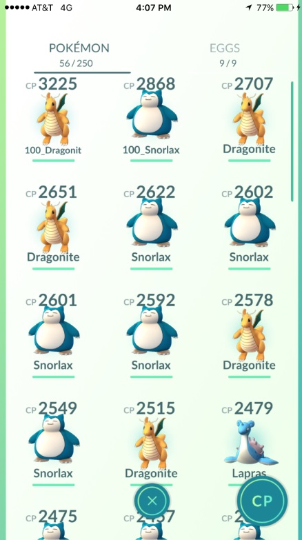 30 лвл Аккаунт Pokemon GO Dragonite Snorlax Gyarados.