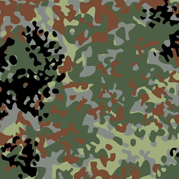 Set stencils for camouflage Flecktarn/Tropentarn
