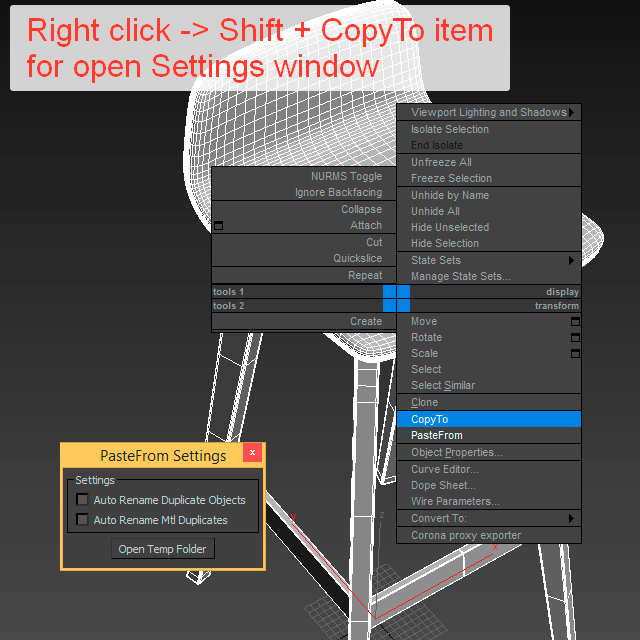 Hướng Dẫn cài Plugin Copy / Paste trong 3DS Max 2018 – 2021