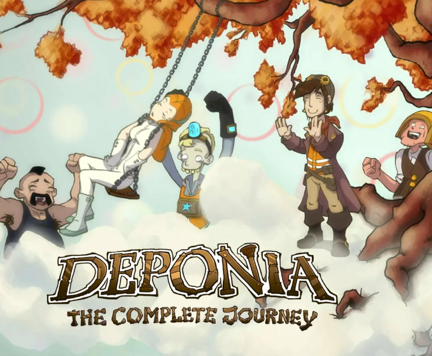 Deponia: the complete Journey. Deponia the complete Journey Steam. Deponia: the complete Journey лого. Deponia the complete Journey иллюстрации.