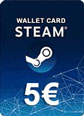 STEAM WALLET GIFT CARD €5 (ЕВРО) ✅ДЛЯ КОШЕЛЬКОВ ЕВРО 🎁