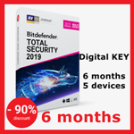 Bitdefender Total Security 2019 КЛЮЧ 3 ПК 6 месяцев