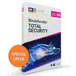 Bitdefender Total Security 2019 5 ПК 3 месяца Ключ
