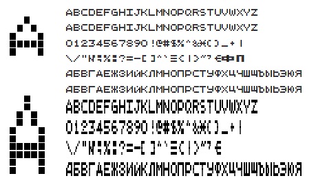 KKM fonts set FELIX-02K (ttf) v.1-v.4