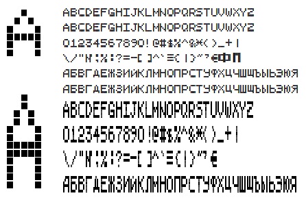 KKM fonts set FELIX-02K (ttf) v.1-v.4