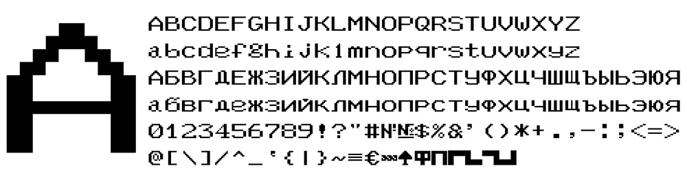 Full set of 4 fonts KKM MERCURY-114.1-TORNADO(ttf)